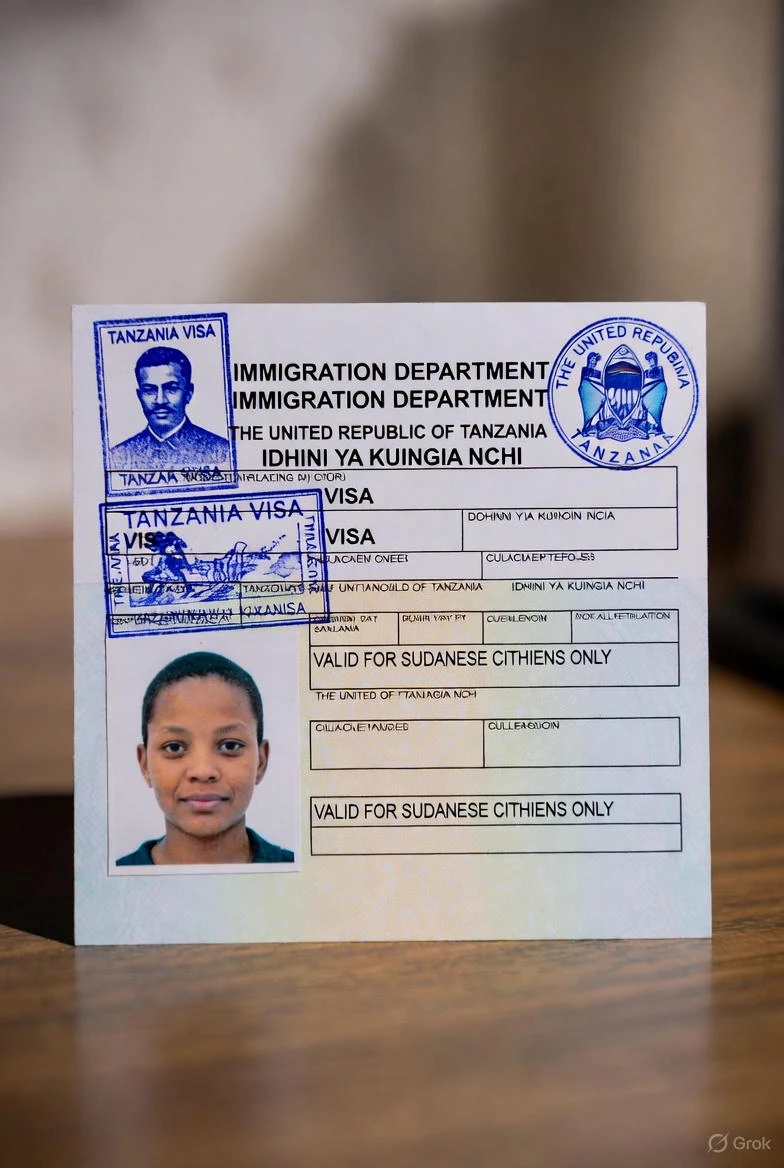 تاشيرة تنزانيا للسودانيين