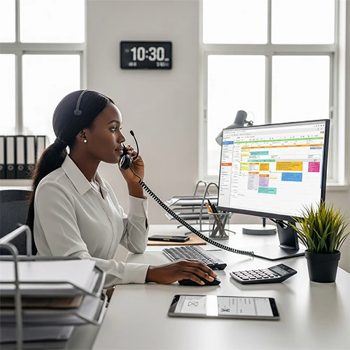 5️⃣ خدمات المكتب والإدارة